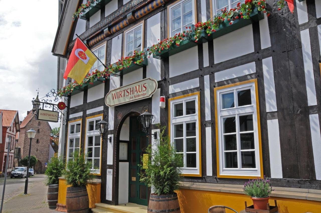 Wirtshaus Am Niederntor Hotell Blomberg  Exteriör bild